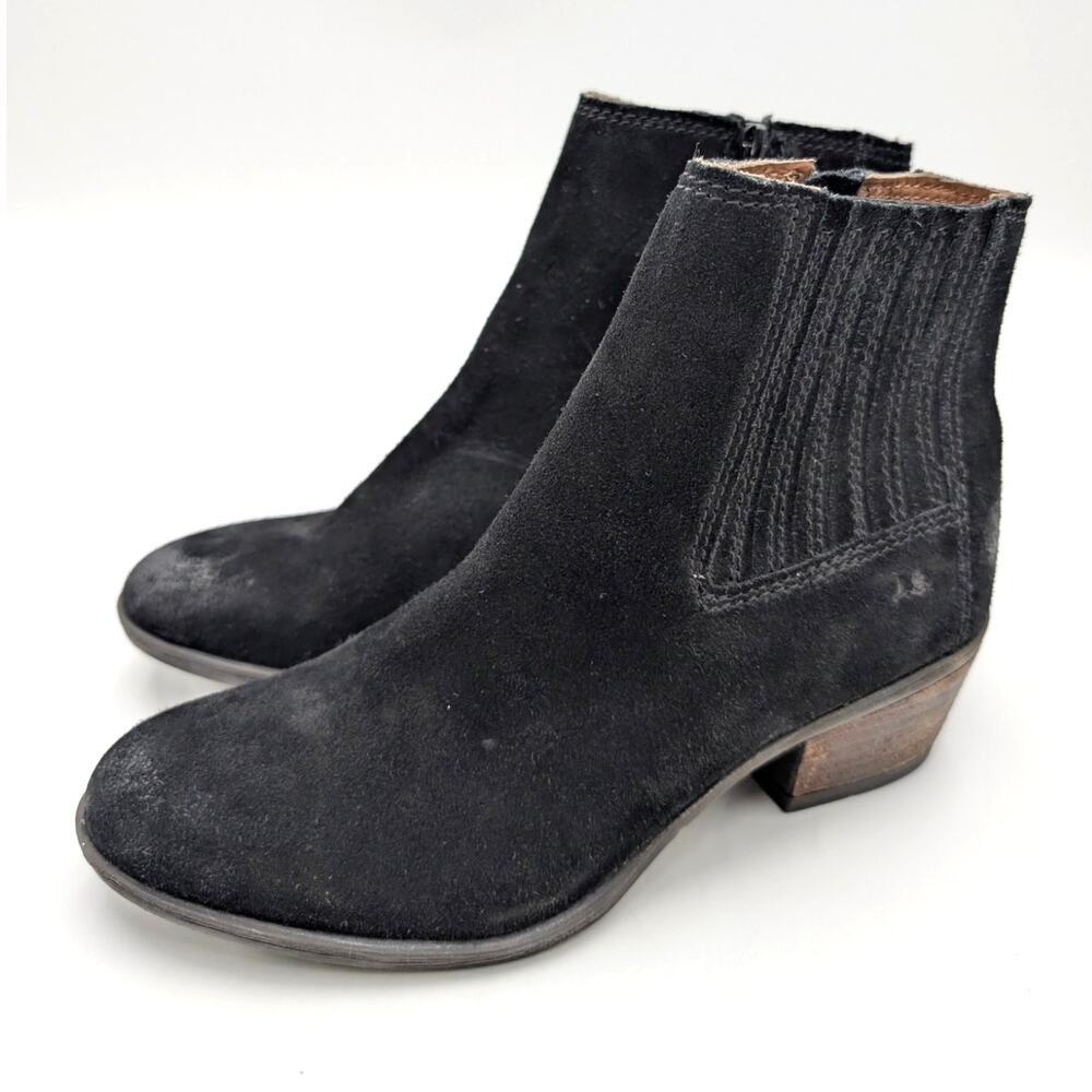 Josef Seibel Daphne 44 Western Inspired Ankle Boots Women's Black Size US5 EU36